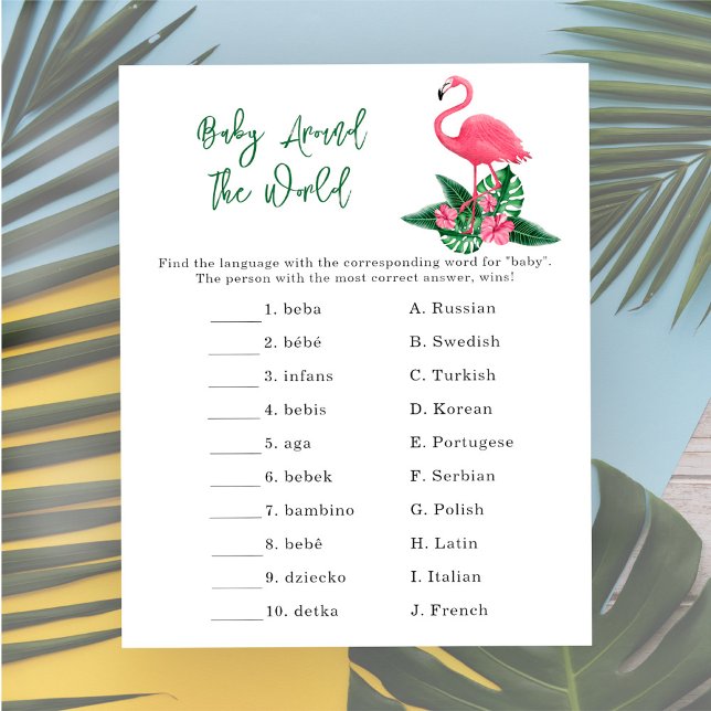 flamingo rosa - Bebê no jogo mundial (Criador carregado)