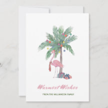 Flamingo Rosa Com Chapéu De Papai Noel Desejos Mai