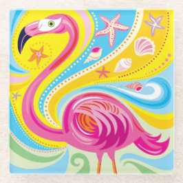 Flamingo Rosa com Estrela do Mar