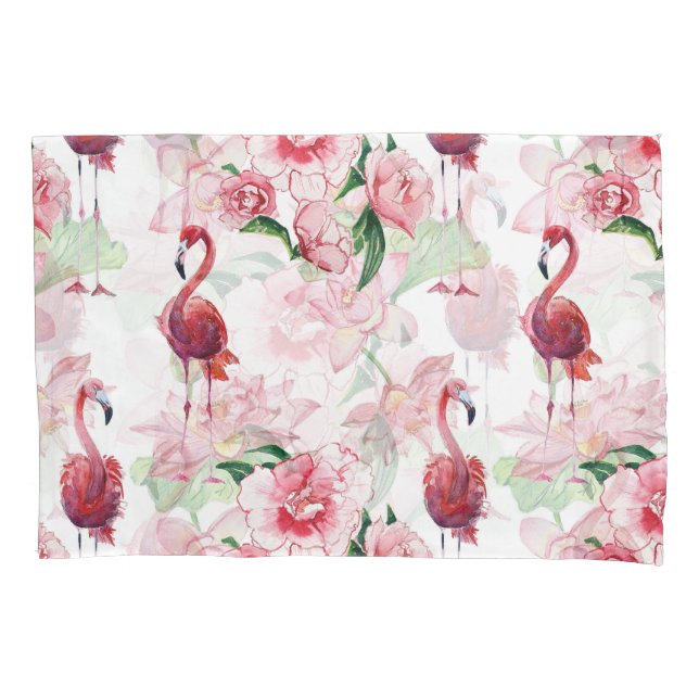 Flamingo Rosa: Elegância do padrão sem costura (Frente)