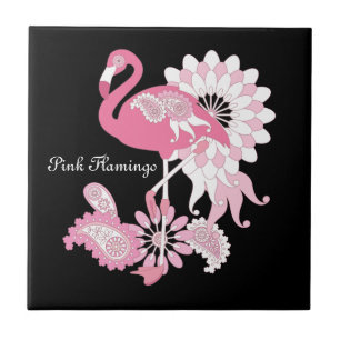 Flamingo Rosa Preto Personalizado