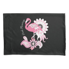 Flamingo Rosa Preto Personalizado