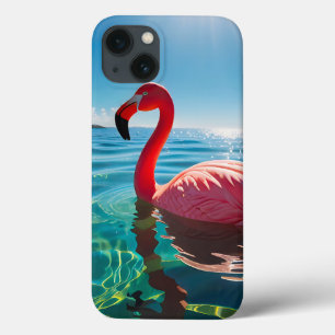 Flamingo Rosa Sob O Céu