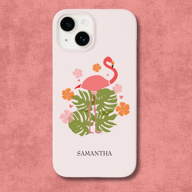 Flamingo Rosa Tropical Moderno (Criador carregado)