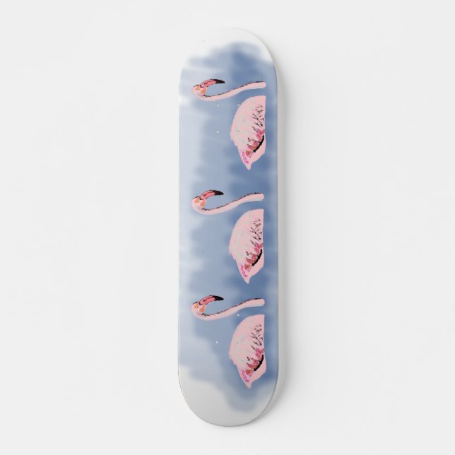 Flamingo Skateboard (Frente)