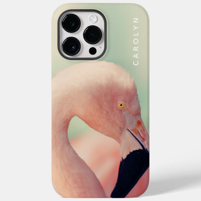 Flamingo Summer Tropical Flórida rosa (Verso)