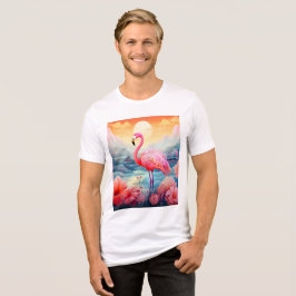 Flamingo Tropical com Flores