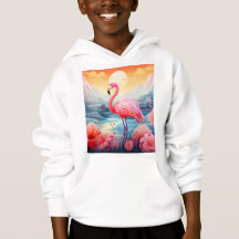 Flamingo Tropical com Flores