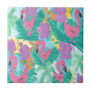 Flamingo Tropical Jungle Patterno
