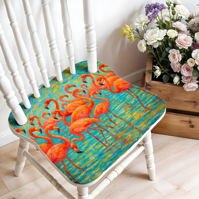 Flamingo Wall Art Poster Ou Papel De Decoupage (This is a mockup, your design may appear larger/smaller depending on size purchased.)