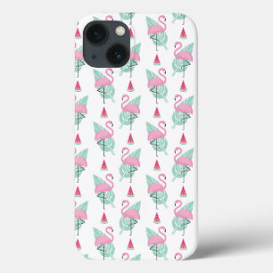Flamingo & Watermelon Pastel Pattern