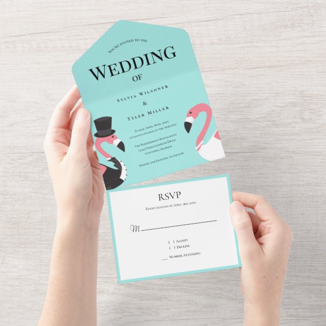 Flamingo Wedding (Tearaway)