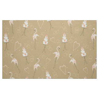 Flamingo Wedding Large Multi Tecido
