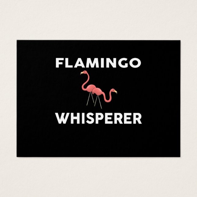 Flamingo Whisperer Novelty Flamingos (Frente)