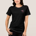 Flamingo Wine Drinker Novelty Gag Personalizado<br><div class="desc">Uma camiseta fofa personalizada de gag flamingo. Adicione seu nome ou mensagem clicando no botão "Personalizar" acima</div>