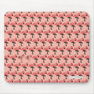 Flamingos cor-de-rosa Mousepad