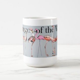 Flamingos da caneca do mundo