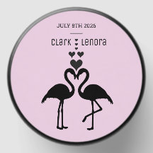 Flamingos Minimalistas e bonitos apaixonados pelo 