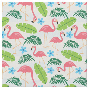 Flamingos no Tecido do Paraíso