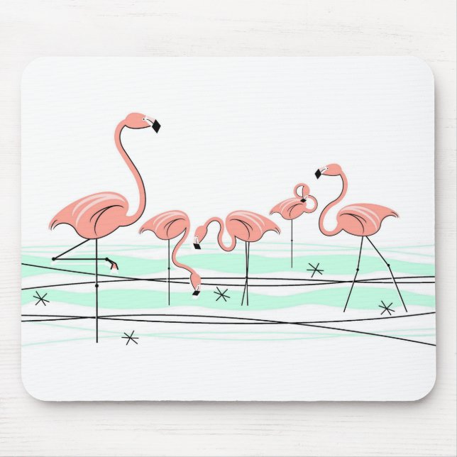 Flamingos Ocean Group Mousepad (Frente)
