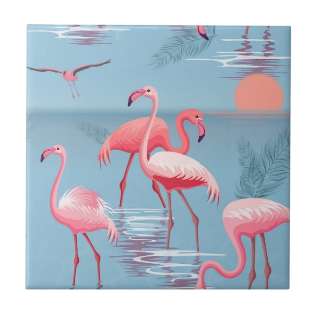 Flamingos Padrão 1 (Frente)
