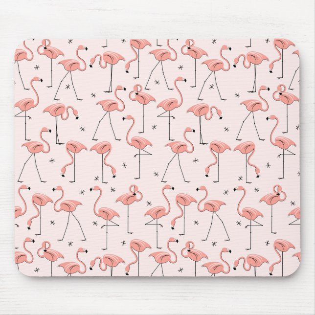 Flamingos Pink Mousepad (Frente)