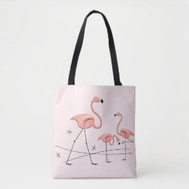 Flamingos Rosa Trio 2 por todo o bolsa