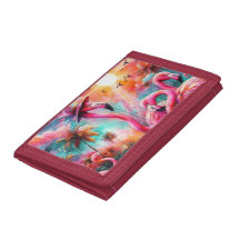 Flamingos Rosa Tropicais Palmeiras Palmeiras Teais