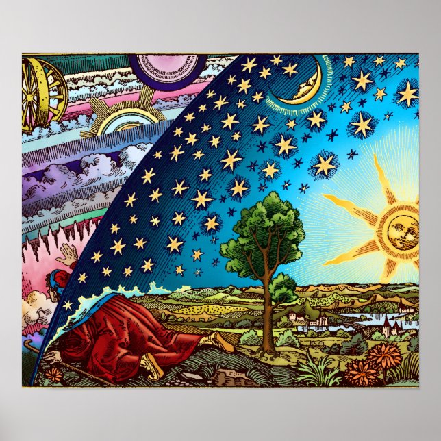 Flammarion Dome Poster - Sob O Domo (Frente)