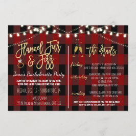 Flannel fur e Convite de festas Fizz