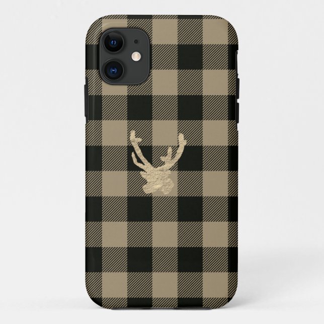 Flannel Reindeer capas de iphone (Verso)