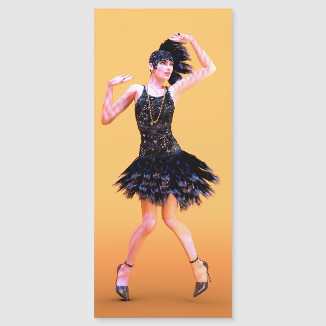 Flapper Dancing Vintage (Frente)