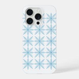 Flaquita de Inverno Azul Seamless Pattern iPhone 1