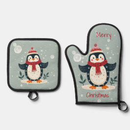 Flat Holiday Card in Scandinavian Folk Art Style