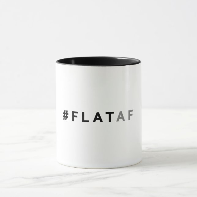 #flataf liso da caneca de café | da terra (Centro)