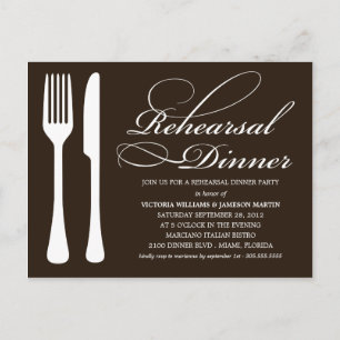 FLATWARE PRETO E BRANCO CONVITE DE JANTO REHEARS