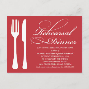 FLATWARE VERMELHO CONVITE DE JANTO REHEARSAL