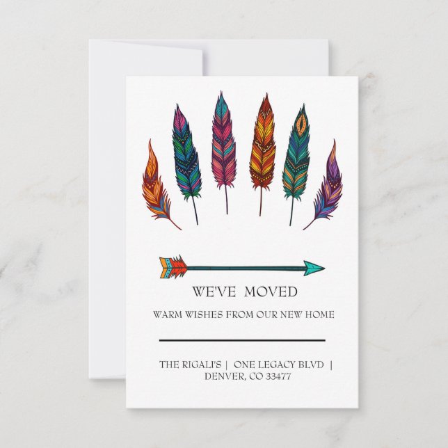 flecha e penas (Frente)