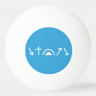 Flechas do Evangelho Bola de Ping Pong