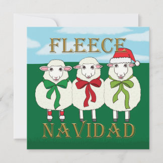 Fleece Navidad - Cartão de Natal