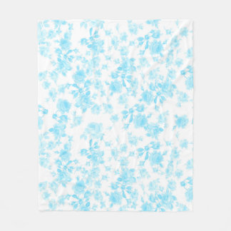 Fleece Santo cobertor Colette June Rosas capri blu