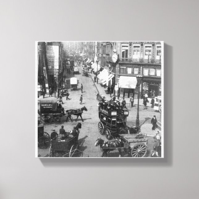 Fleet Street London, Vintage England impressão (Frente)