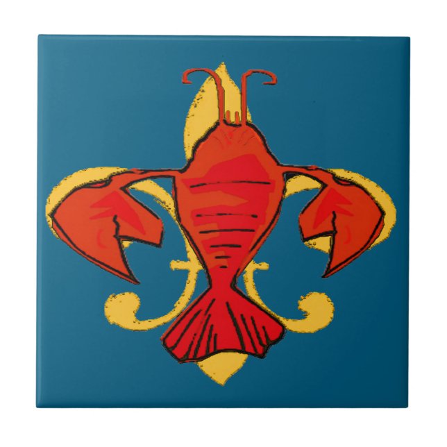 Fleur De Lis Crawfish (Frente)