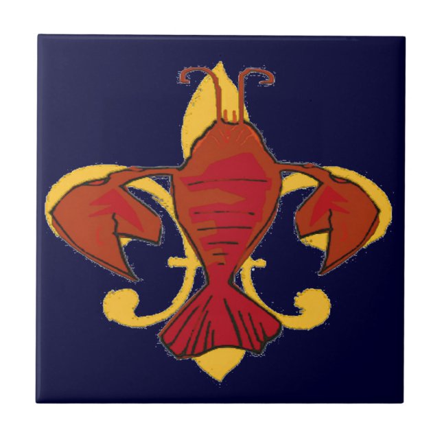 Fleur De Lis Crawfish (Frente)