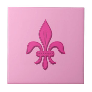 Fleur de Lis no Rosa de Fuchsia, Rosa claro