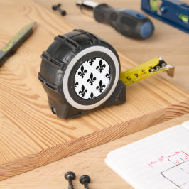 Fleur de Lis Pattern, Royal French, preto em branc