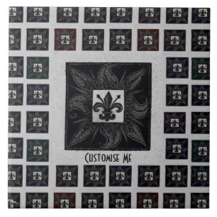 Fleur de Lis (Preto)