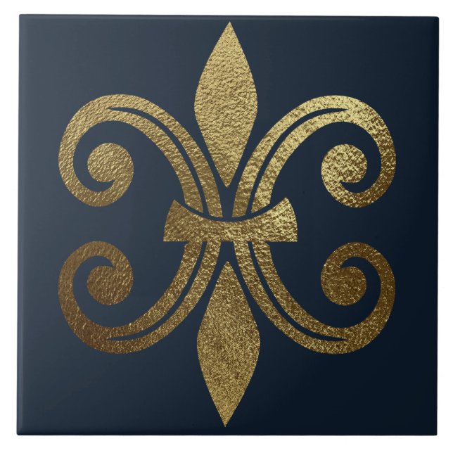 Fleur de Lis Real Dourada (Frente)