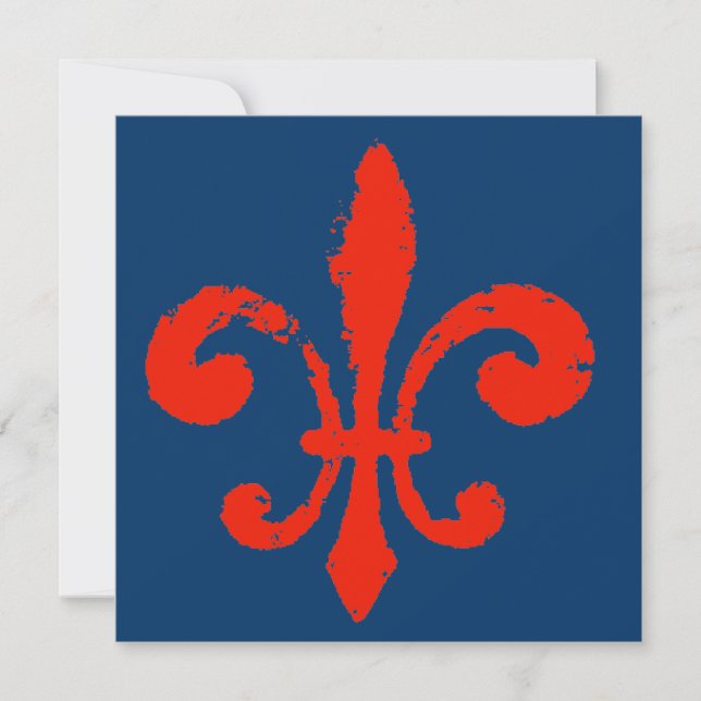 Fleur De Lis, Vermelho Distante (Frente)
