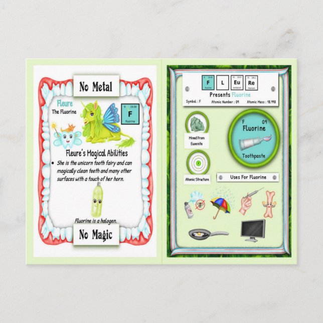 Fleure - Cartão de Jogo Unicorn Fluorine Horn (Frente)